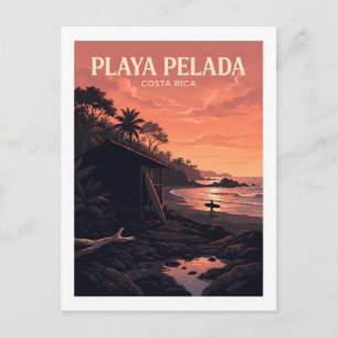 Cartão Postal Praia Pelada, Nosara, Costa Rica