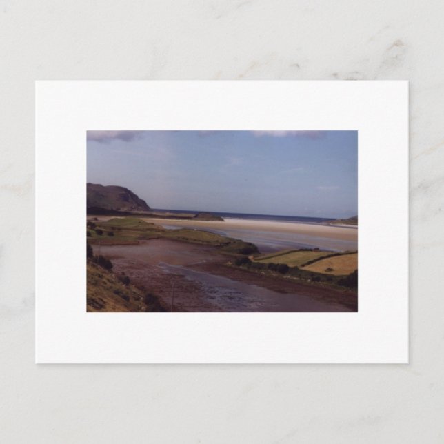 Cartão Postal Praia perto de Ardara, Co.Donegal.Irlanda (Frente)