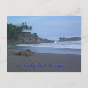 Cartão Postal Praia Poneloya, Nicarágua