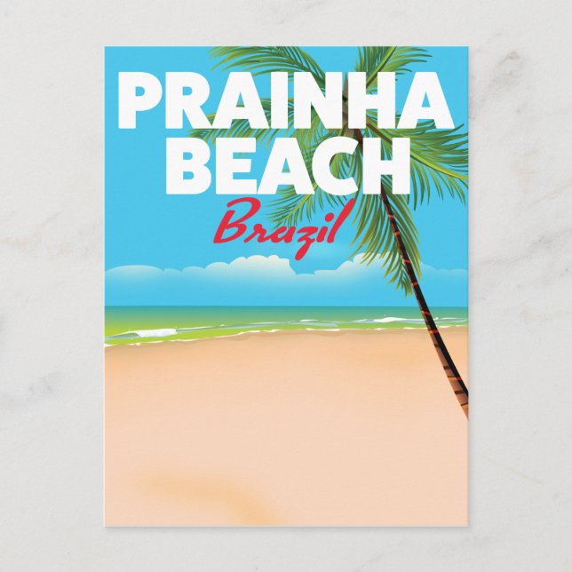 Cartão Postal Praia Prainha Brasil (Frente)