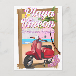 Cartão Postal Praia Rincon República Dominicana