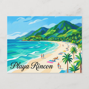 Cartão Postal Praia Rincon, Samaná, República Dominicana