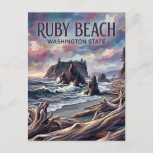 Cartão Postal Praia Ruby EUA