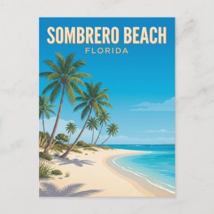Cartão Postal Praia Sombrero Flórida