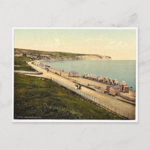 Cartão Postal Praia, Swanage, Inglaterra - Raros Fotochrom