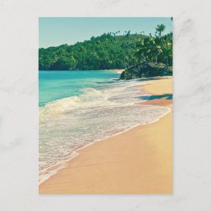 Cartão Postal Praia Tranquila da Ilha Tropical
