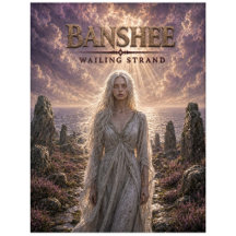 Praia Uivante da Banshee Cinema Escuro