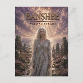 Cartão Postal Praia Uivante da Banshee Cinema Escuro