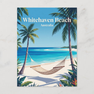 Cartão Postal Praia Whitehaven Austrália