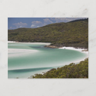 Cartão Postal Praia Whitehaven, Hill Inlet, Tounge Point,
