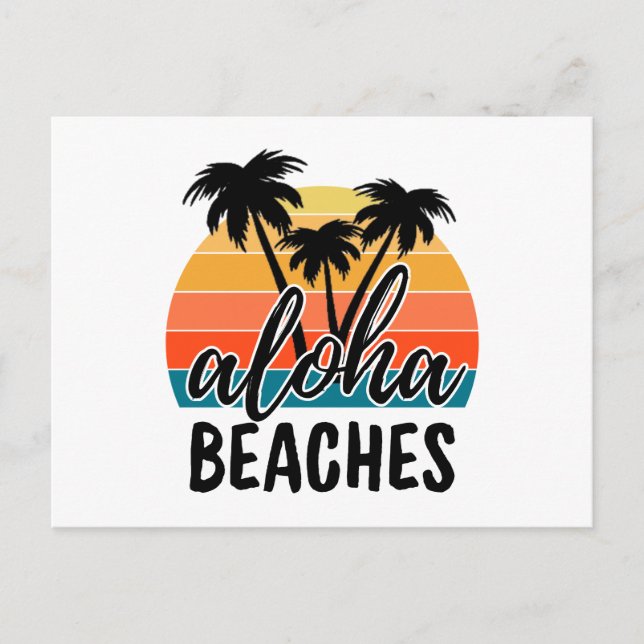 Cartão Postal PRAIAS Aloha (Frente)