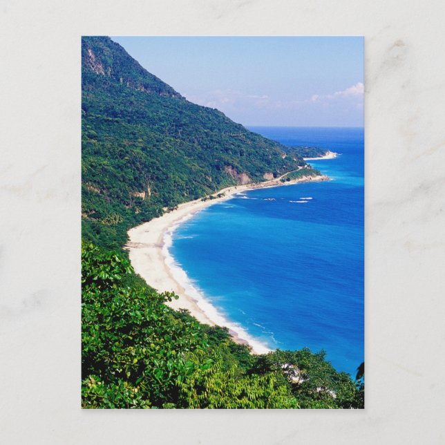 Cartão Postal Praias, Barcelona, República Dominicana, (Frente)