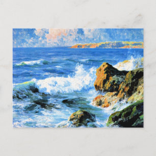 Cartão Postal Praias de San Diego, arte fina,