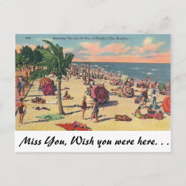 Cartão Postal Praias Finas da Flórida