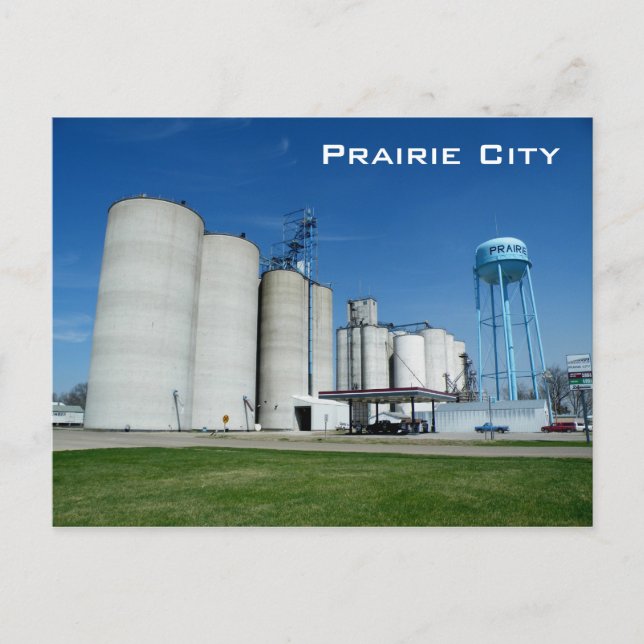 Cartão Postal Prairie City in Prairie (Frente)