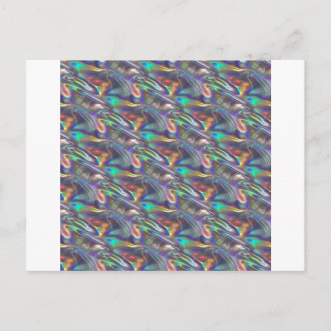 Cartão Postal prata holográfica (Frente)