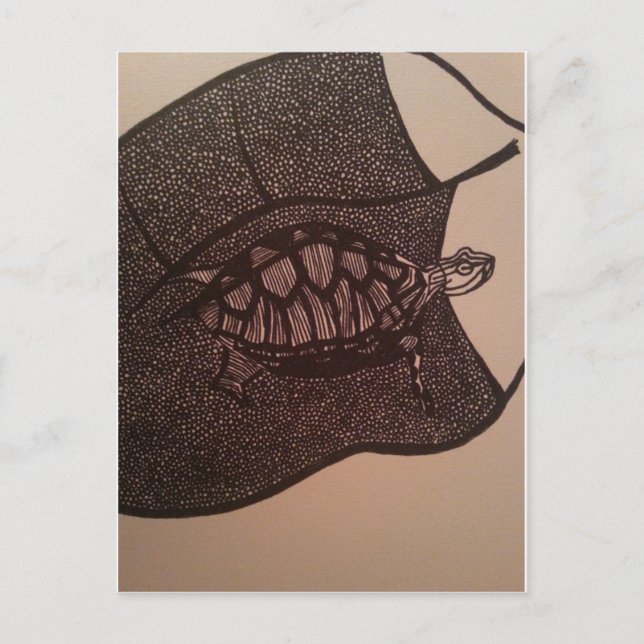 Cartão Postal prato (Frente)