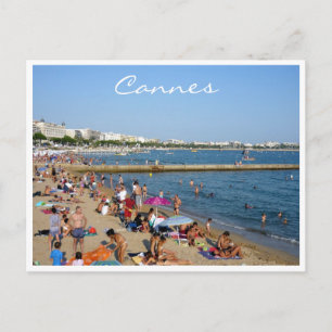 Cartão Postal prato de cannes