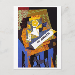 Cartão Postal Prato e Jornal de Juan Gris (1916)