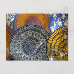 Cartão Postal Pratos de Cerâmica