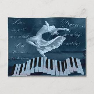 Cartão Postal Prazer de Dançar e Música