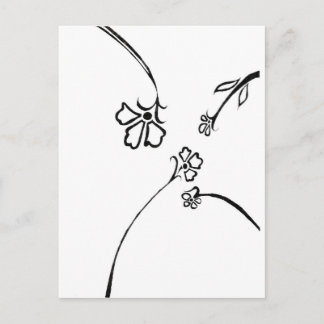 Cartão Postal Prazer floral