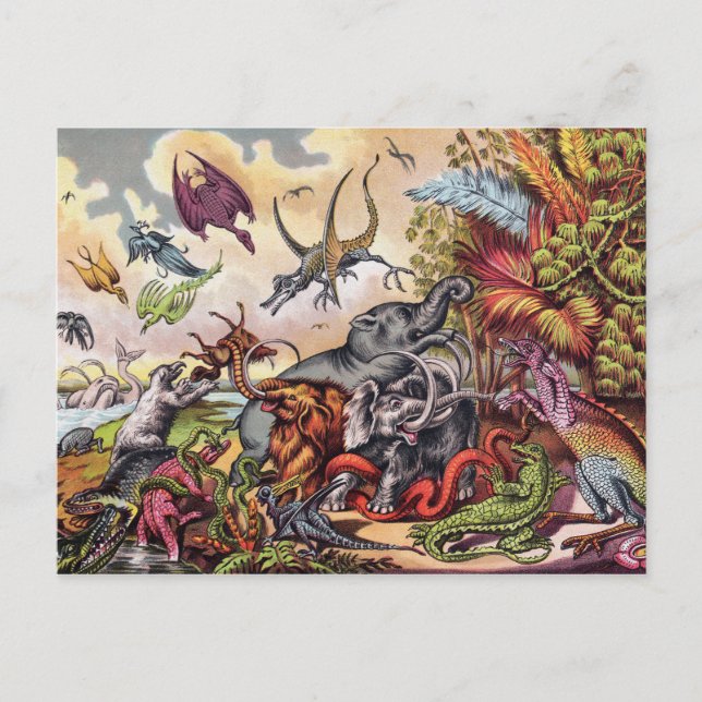 Cartão Postal Pré-Histórica (Frente)