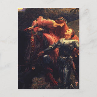 Cartão Postal Pré-Raphaelites - La Belle Dame Sans Merci