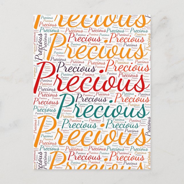 Cartão Postal Precioso (Frente)