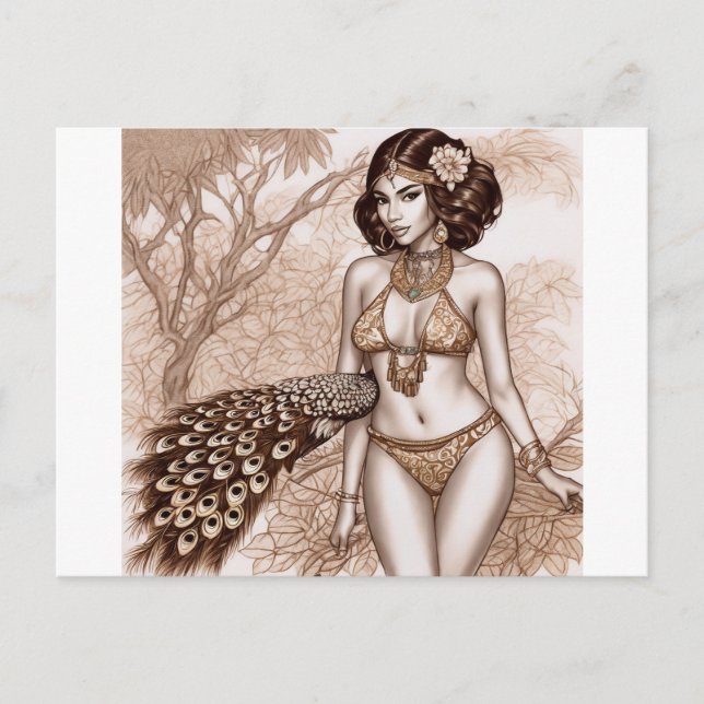 Cartão Postal Precioso Delilah (Frente)