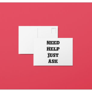 Cartão Postal Precisa De Ajuda Para Perguntar 2020