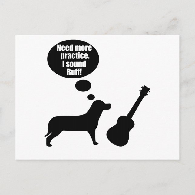 Cartão Postal Precisa de mais prática (Frente)