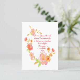 Cartão Postal Preciso De Tanta Sensação E Citação De Sensibilida