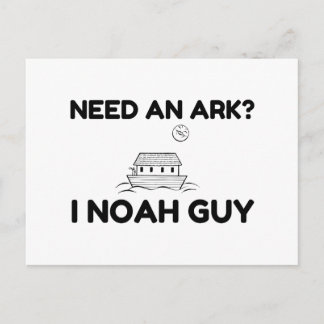 Cartão Postal Preciso De Uma Arca Para A Cara Noah