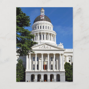 Cartão Postal prédio do capitólio estadual da CA - Sacramento