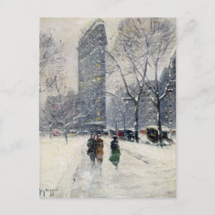 CARTÃO POSTAL PRÉDIO FLATIRON CIDADE DE NOVA YORK