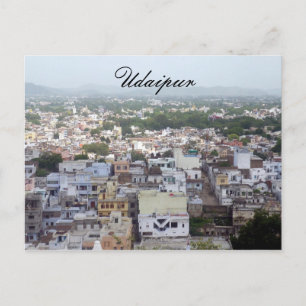 Cartão Postal prédios de udaipur