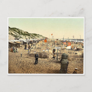 Cartão Postal Prédios e castelos de areia, Westerland, Sylt, Sc