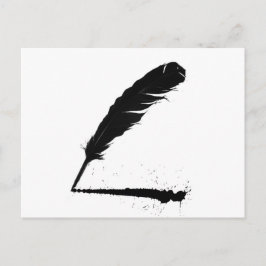 Cartão Postal Preencher com tinta