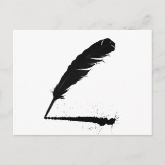 Cartão Postal Preencher com tinta