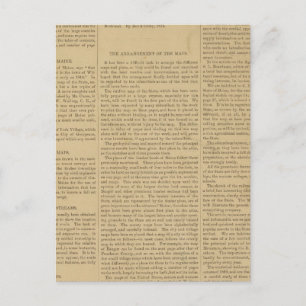 Cartão Postal Preface Atlas do estado de Maine