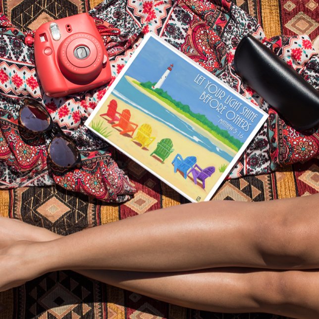 Cartão Postal Prefeituras de Praia e Farol Inspiracional (Criador carregado)