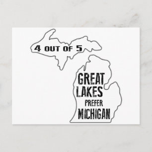 Cartão Postal Preferir Michigan