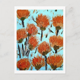 Cartão Postal Premium Wrapped Canvas (Gloss) Dianthus