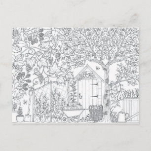 Cartão Postal prenda postal de dois adultos com dois lados