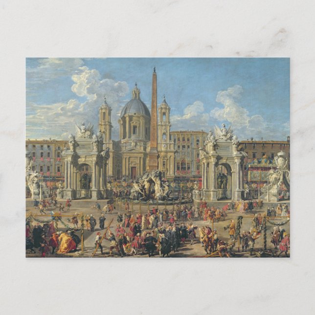 Cartão Postal Preparação para o Firework Display 2 (Frente)