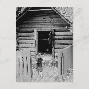 Cartão Postal Preparando para limpeza de Primavera