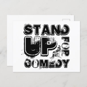 Cartão Postal Prepare-Se Para Comédia, Jester