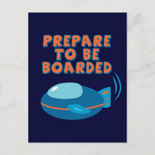 Cartão Postal Prepare-Se Para Ser Embarcado