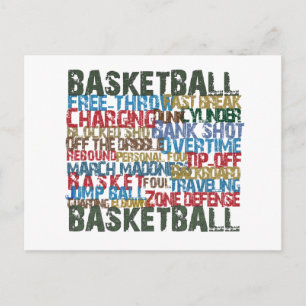 CARTÃO POSTAL PRESCRIÇÕES DE BASQUETE